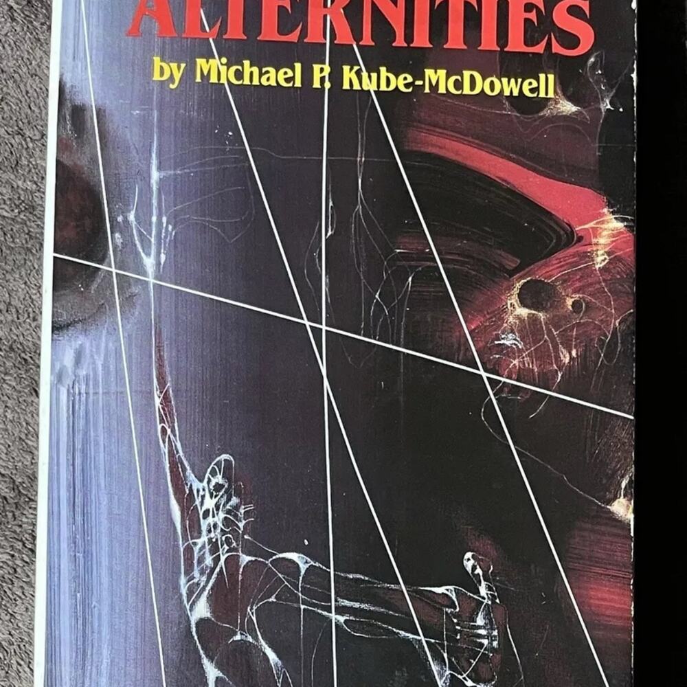 Alternities by Michael P. Kube-McDowell 1988 Vintage Ace Hardcover, Dust Jacket